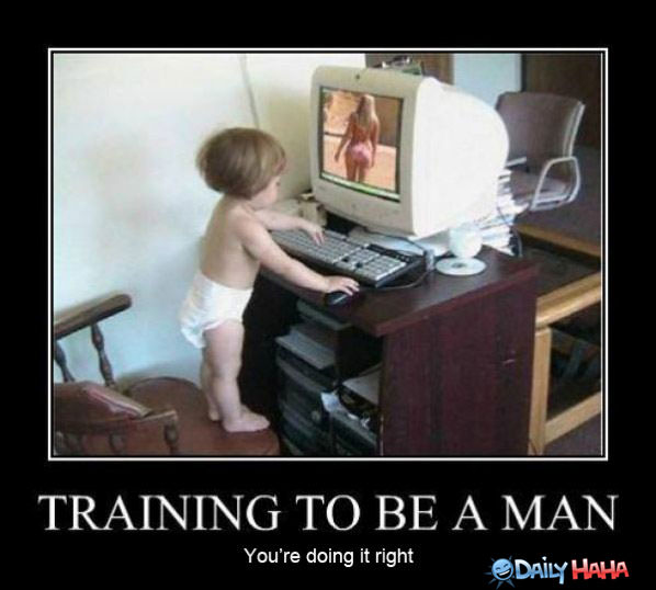 Man Training funny picture