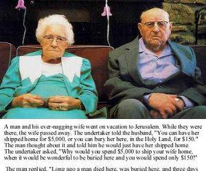 Man and Nagging Wife funny picture