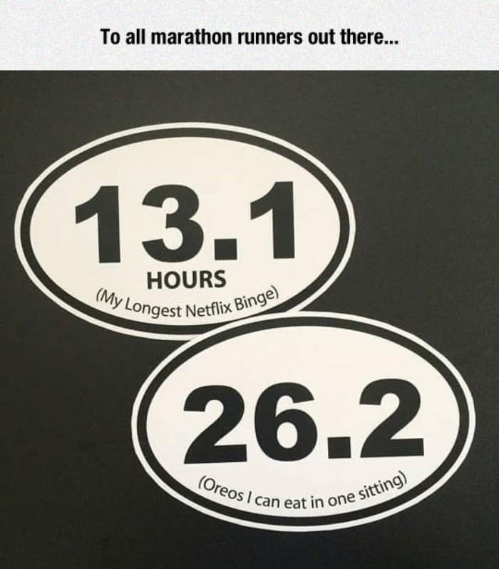 marathon runners funny picture