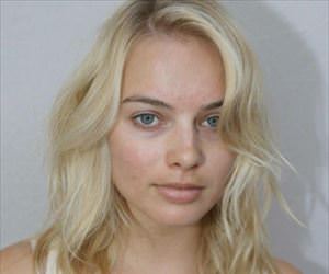 margot robbie without makeup