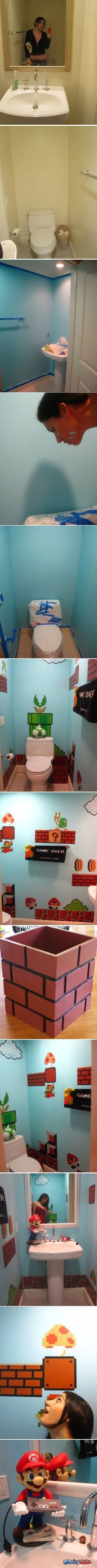 Mario Bathroom funny picture