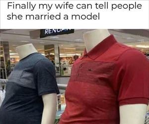 married to a model