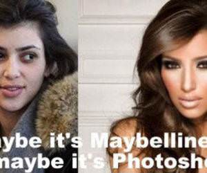 Maybelline or Photoshop funny picture