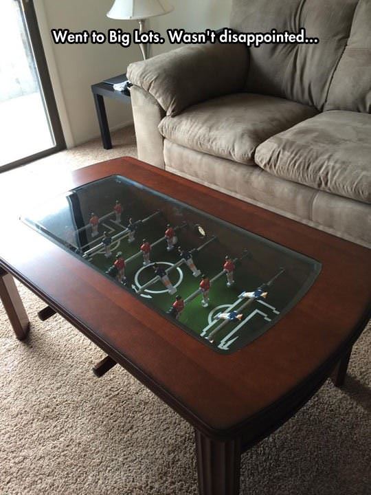 maybe the best coffee table ever funny picture