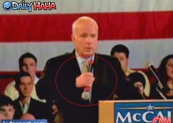 McCain Mic backwards