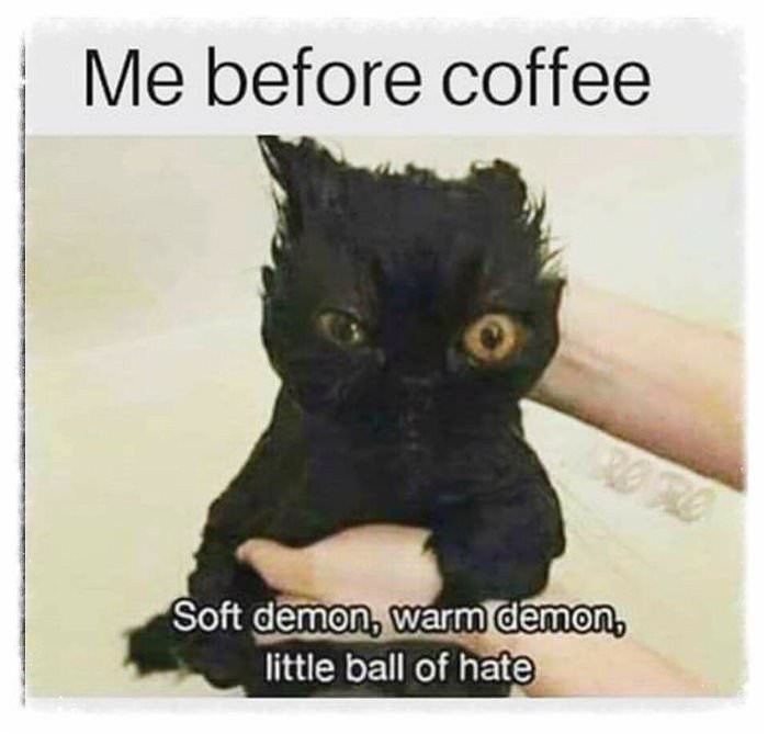 me before coffee