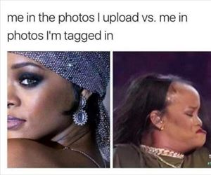 me vs the photo