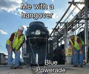 me with a hangover ... 2