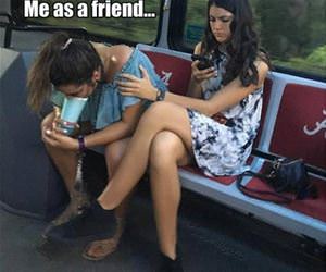 me as a friend funny picture