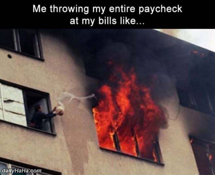 me trying to pay my bills funny picture