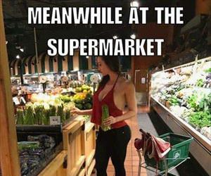 meanwhile at the supermarket