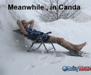 Meanwhile in Canada funny picture