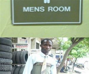 mens room funny picture
