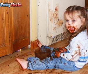 Messy Chocolate Girl