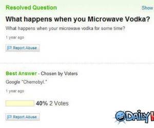 Microwave Vodke funny picture
