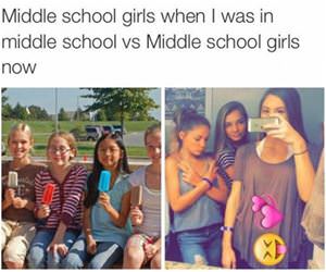 middle school girls funny picture