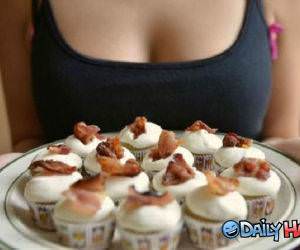 Bacon Cupcakes funny picture