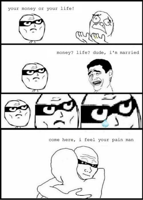 Money or Life funny picture