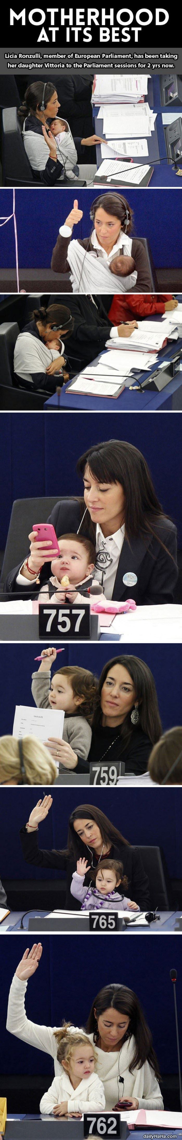 mother is an important job funny picture