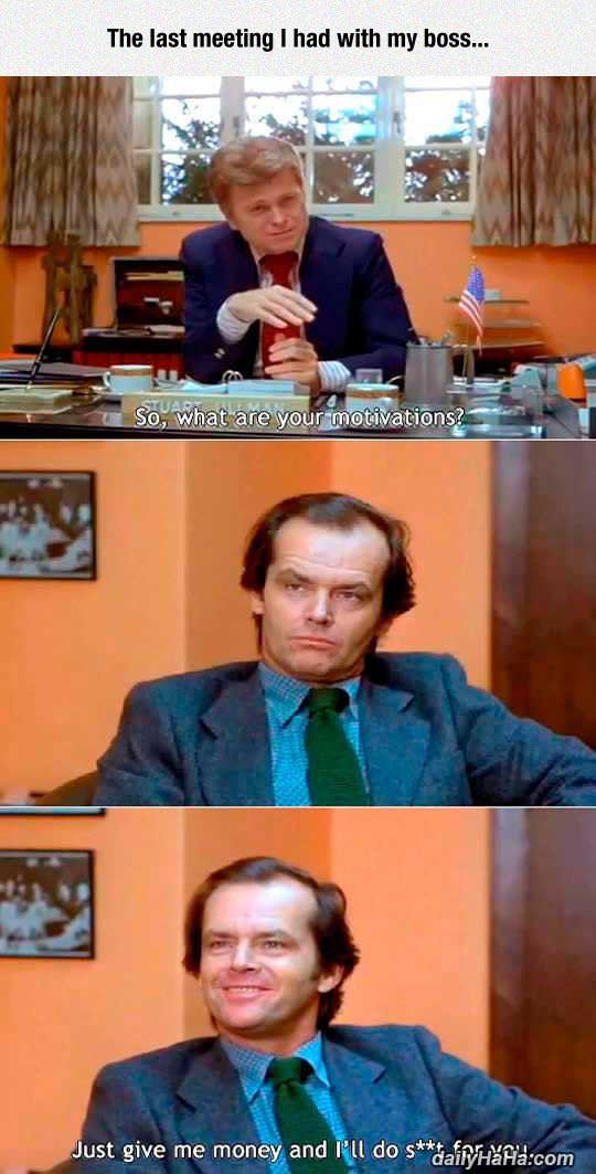 motivations at your job funny picture