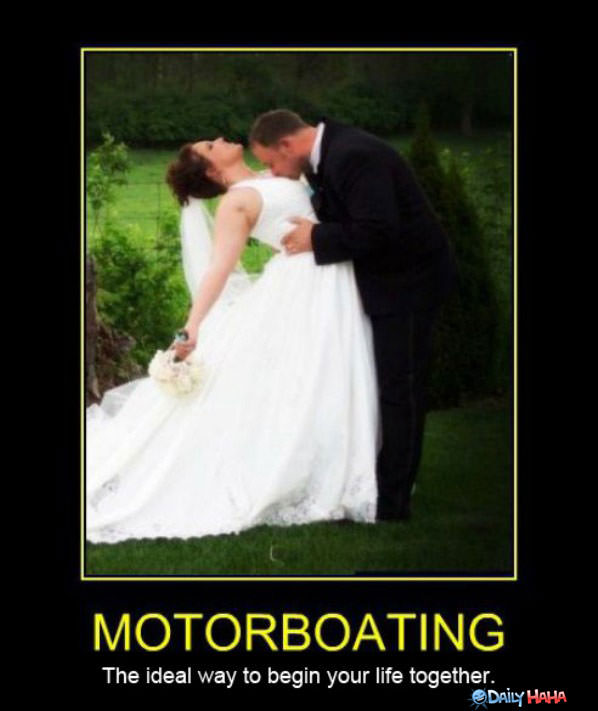Motorboating funny picture