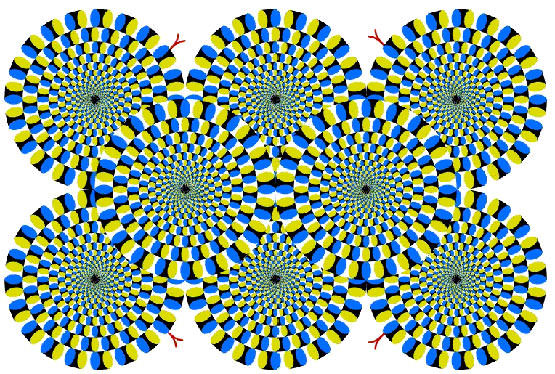 Moving Circles Illusion