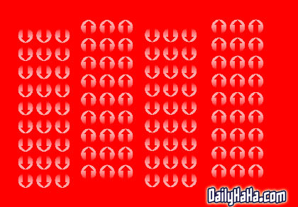 Moving arrows illusion