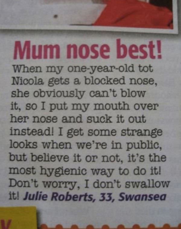 Mum Nose Best Funny Picture