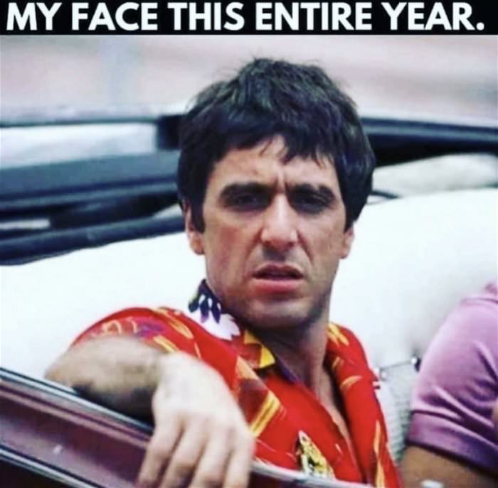 my face this year