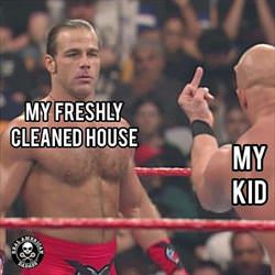 my freshly cleaned house