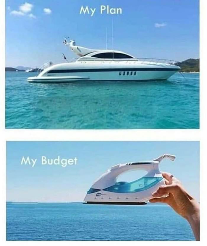 my plan vs my budget