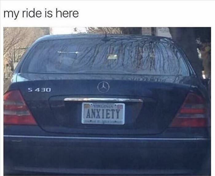 my ride is here