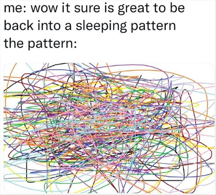 my sleeping pattern