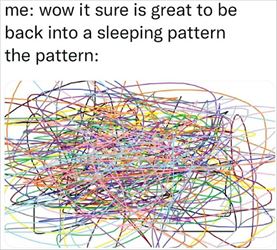 my sleeping pattern