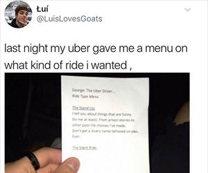 my uber menu