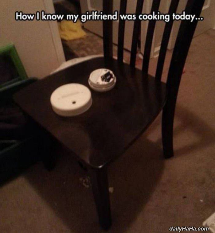 my girlfriend is cooking funny picture
