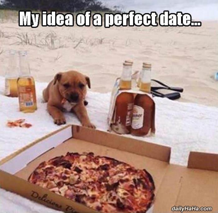 my idea of a perfect date funny picture