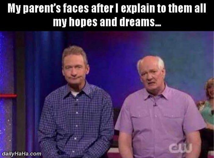 my parents face funny picture
