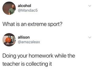 name an extreme sport funny picture