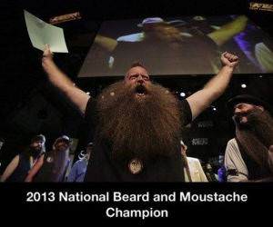 National Bearded Champ funny picture
