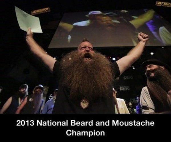 National Bearded Champ funny picture