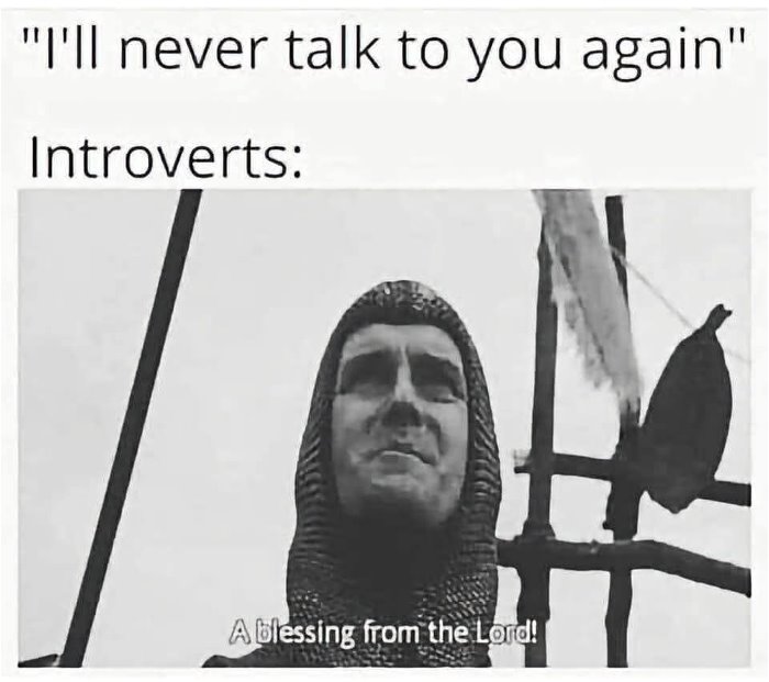 never talk to you ... 2