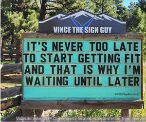 never too late ... 2