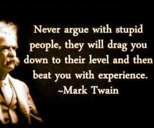 never argue with stupid people funny picture