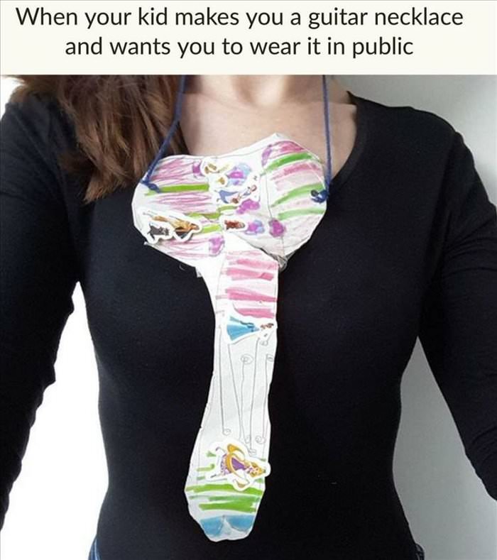 nice guitar necklace