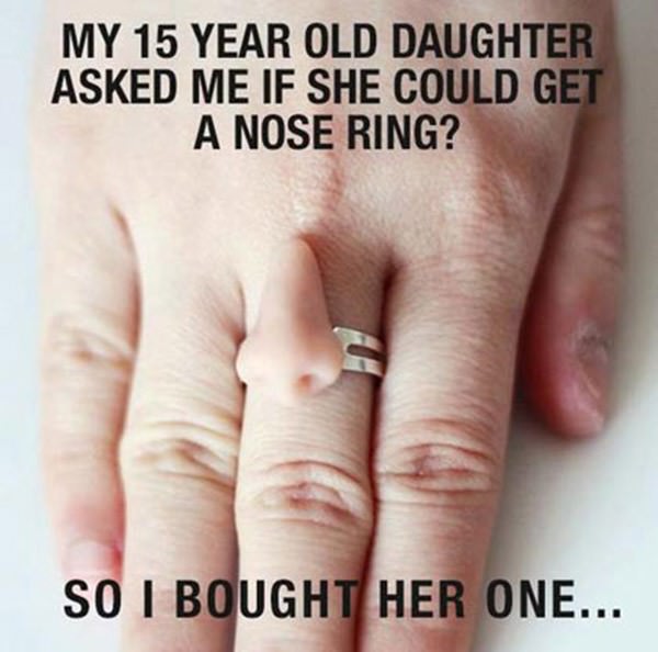 Nice Nose Ring funny picture