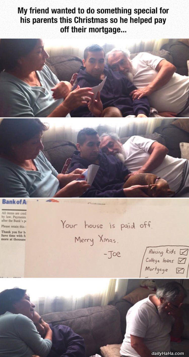 nice christmas present funny picture