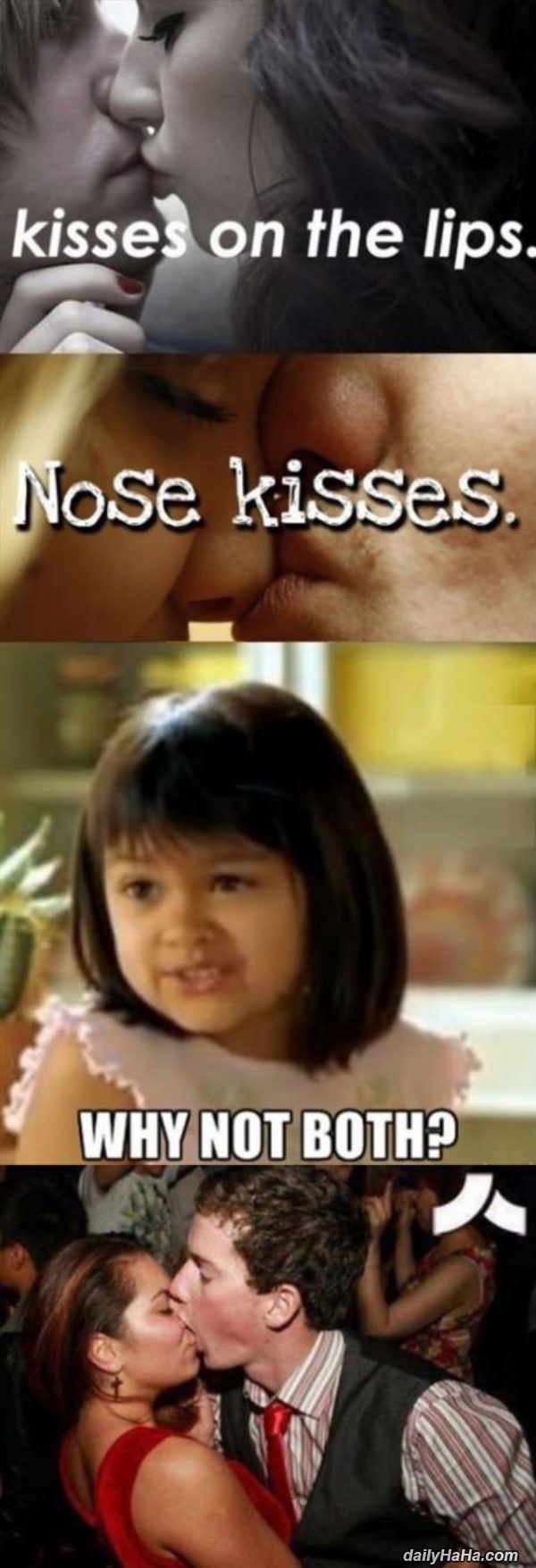 nice kiss funny picture