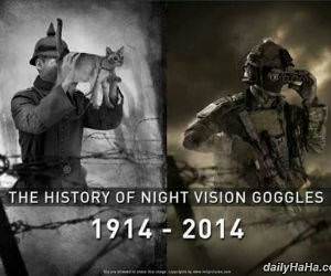 night vision goggles funny picture