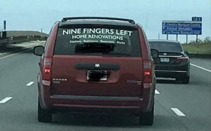 nine fingers left